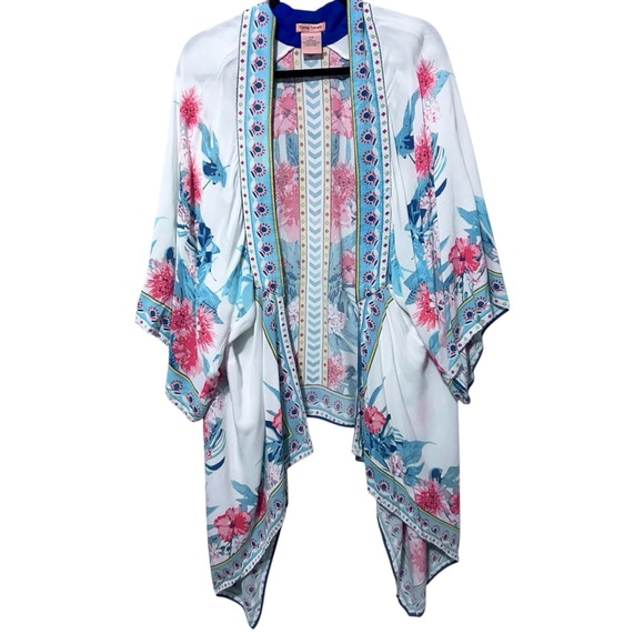 FLYING TOMATO Boho Floral Kimono S/M - Picture 1 of 10